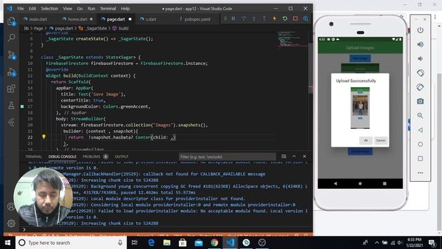 How to retrieved the image from the firebase storage || Stream Builder смотреть онлайн