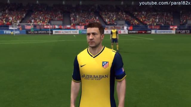 FIFA 14: Atlético Madrid Player Faces смотреть онлайн