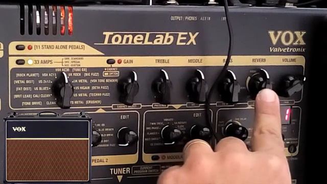 VOX AC-30 on Tonelab EX CLEAN SOUND Guitar Patches смотреть онлайн