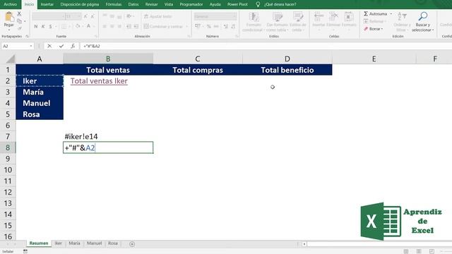 HIPERVÍNCULOS a otra HOJA de Excel de forma automática ✔ - Curso de Excel Intermedio смотреть онлайн