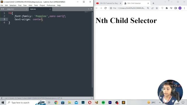 CSS Tutorial For Beginners 24 - Nth Child Selector смотреть онлайн