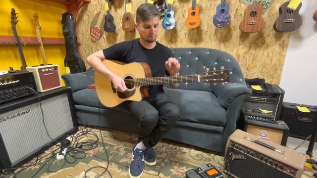 Обзор электроакустической гитары Sigma DMC-1E смотреть онлайн