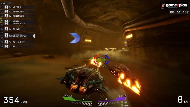 Pacer - Anti Gravity Combat Racer gold medal gameplay смотреть онлайн