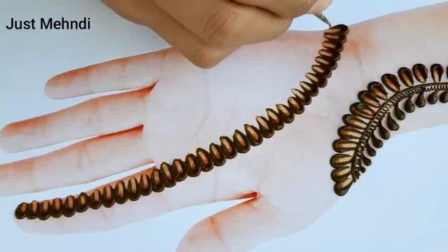 Most beautiful,stylish and easy mehndi designs for front hands/Simple Henna designs 2019 смотреть онлайн