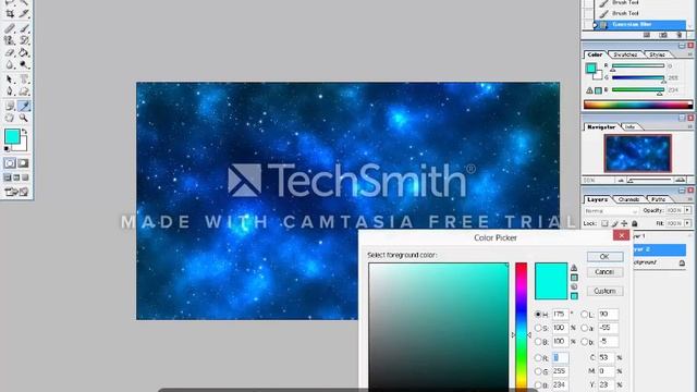 How to make Galaxy in Photoshop 7 0 Urdu and Hindi смотреть онлайн