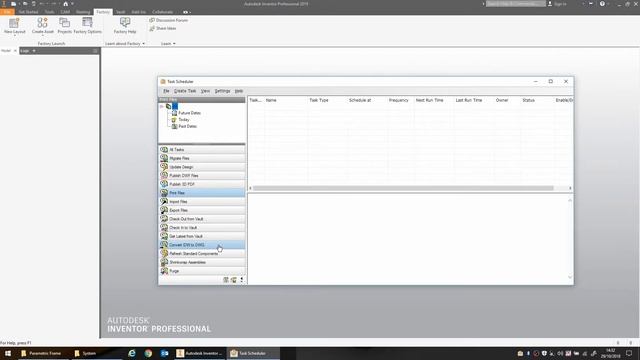 Converting many Inventor IDWs to DWG with the Task Scheduler смотреть онлайн