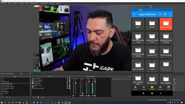 CONTROLAR O OBS PELO CELULAR - Preview, Cenas, Fontes, Áudios, Transições e+ [StreamControl GRÁTIS] смотреть онлайн