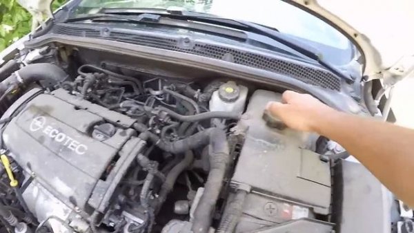 Очередной СЮРПРИЗ от Опеля!! Opel ASTRA J 2012 года. Замена ДАТЧИКА ТЕМПЕРАТУРЫ.