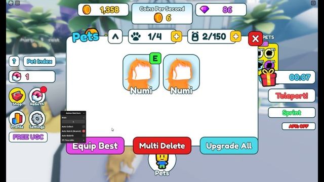 [UGC LIMITED] Roblox Anime Hatchers Script - Collect Coins | Auto Hatch смотреть онлайн