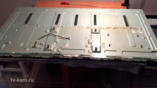 Ремонт подсветки телевизора Telefunken TF-LED50S10T2 Замена планки светодиодов. смотреть онлайн