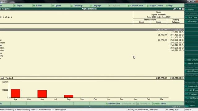 Tally Add On : Order No. & Date in Sales and Purchase Register in Tally.ERP9 software. смотреть онлайн