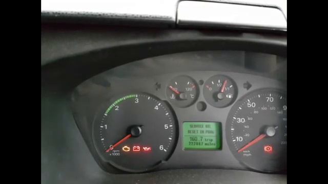 How to reset service oil now light on ford transit same process for spanner light смотреть онлайн