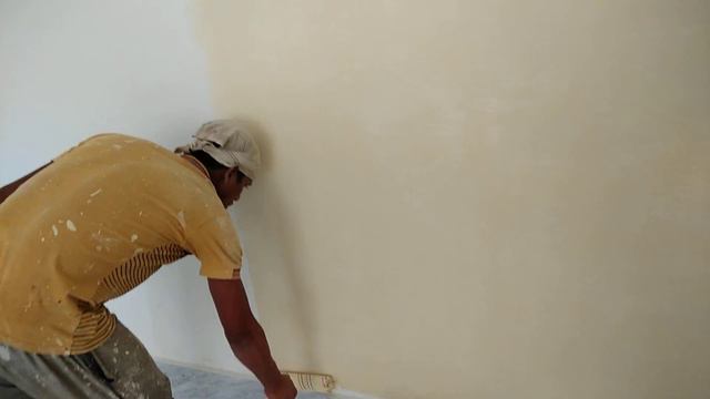 Berger colour coating on wall by Roller brush tool...... смотреть онлайн