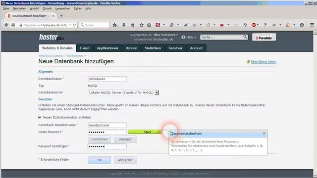 Video Tutorial für Einsteiger: MySQL Datenbank in der Plesk Verwaltung anlegen смотреть онлайн