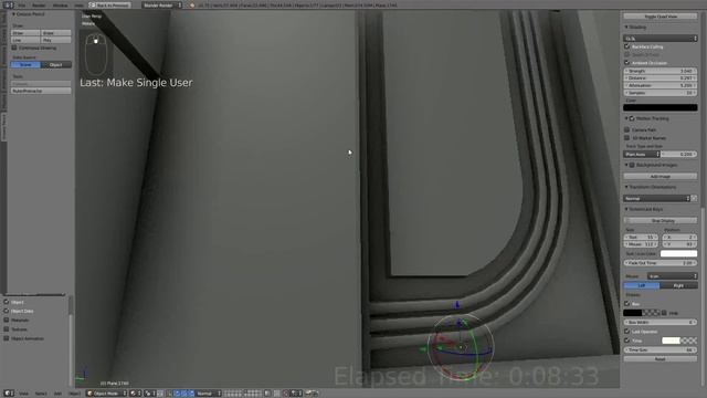 Modular Sci-Fi Set Wip 78 Blender 2 75a - Animated sci-fi door смотреть онлайн