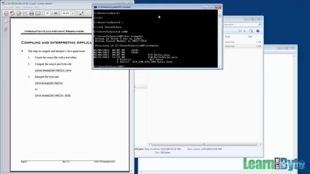 Introduction to Java for Programmers : Compiling and Interpreting Applications смотреть онлайн