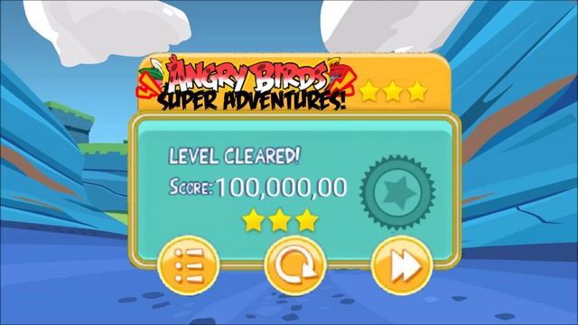 Angry Birds Super Adventures Level Complete смотреть онлайн
