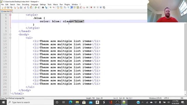 Editing Multiple Lines of Code in Notepad++ смотреть онлайн