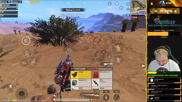 LIVE PUBG MOBILE - LOCAL TEAM SI CATERINCA - live si pe tiktok смотреть онлайн