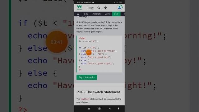PHP if.else..elseif n switch смотреть онлайн