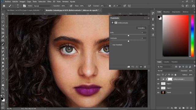 Maquillaje Y Retoque De Ojos -  Photoshop 2020   2021