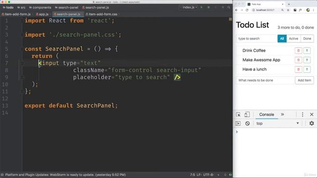 047 Реализуем поиск смотреть онлайн