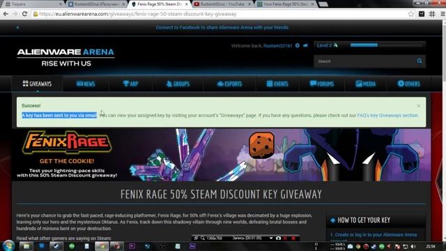 Получаем купон на скидку FENIX RAGE бесплатно в Steam смотреть онлайн