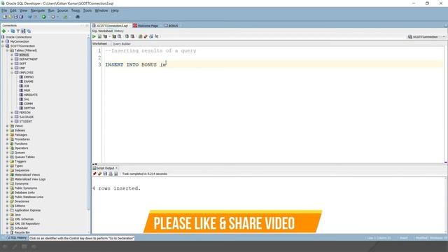 Inserting results of a SQL query into another table||Inserting Data Into a Table From Another Table смотреть онлайн