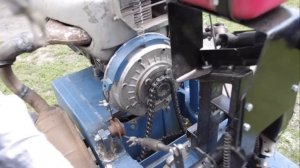 Обзор самодельного минитрактора.