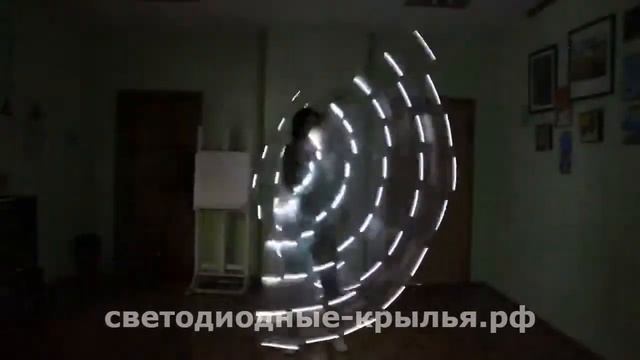 Светодиодные крылья - "Diamond 100" в белом цвете. смотреть онлайн