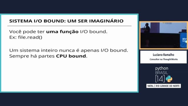Go e Python lado a lado - Luciano Ramalho [PyBR14] смотреть онлайн