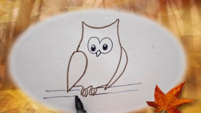 🦉 Eule malen - Zeichnen - How to draw an Owl - Bird drawing - как рисовать сову смотреть онлайн