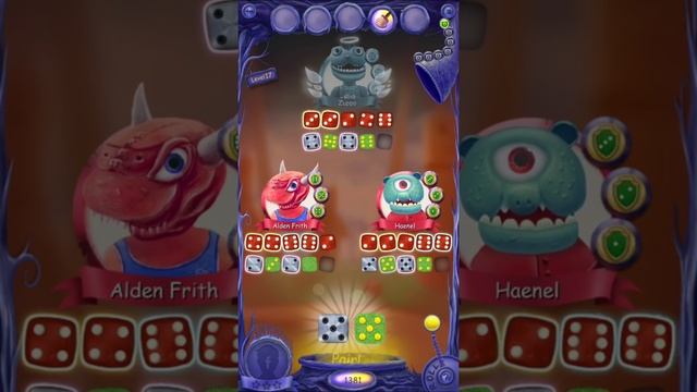 Reiner Knizia's Dice Monsters on iPhone 6 смотреть онлайн