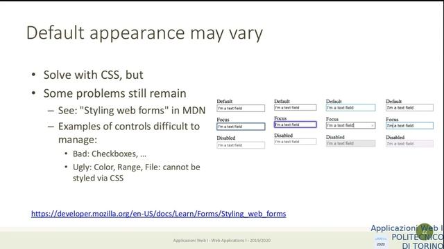 AW1-2020-L14: HTML5 forms смотреть онлайн