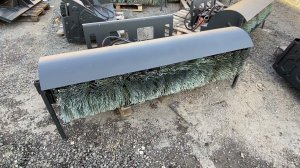 Коммунальная дорожная щетка с поворотом на мини погрузчик