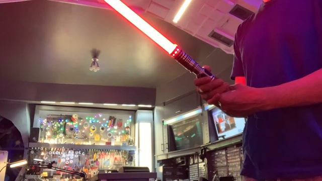 Spinning a Proffieboard Lightsaber Version 4.7, Can You Hear Accent Swings? #Smoothswing смотреть онлайн
