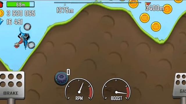 Кроссовый Мотоцикл #1! Hill Climb Racing! смотреть онлайн