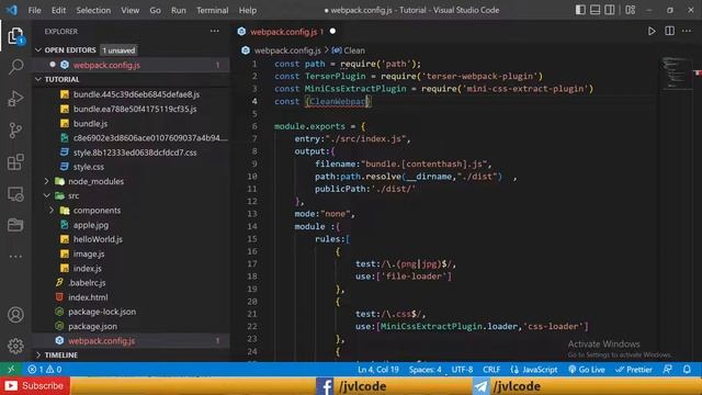 Webpack in Tamil - 11 - Clean Dist Folder | Clean Webpack Plugin смотреть онлайн