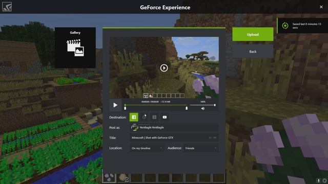 GeForce Experience: The best way to capture Minecraft, Doom and other Vulkan and OpenGL games смотреть онлайн