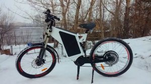 Электровелосипед на базе пространственной рамы "версия"