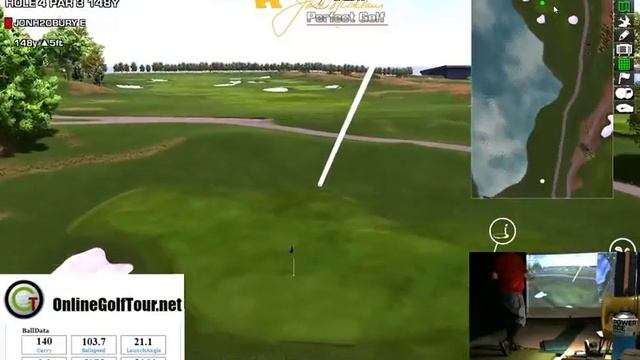 GC2-JNPG- Simulation Golf-Rd 1 Northern Trust (PGA) -The BEST Online Golf Tour смотреть онлайн