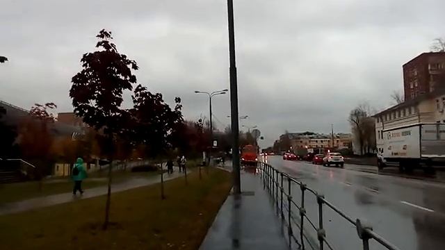 Москва 907 7-я (седьмая) Кожуховская улица, ТРЦ Мозаика осень день смотреть онлайн
