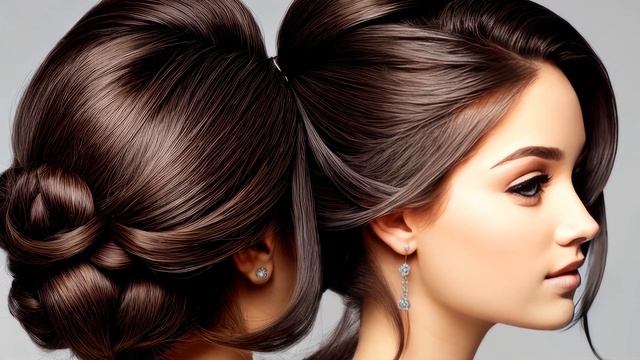 Красивая женская прическа смотреть онлайн
