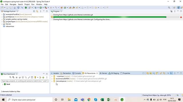 Clonando um repositório do GitHub no Eclipse смотреть онлайн