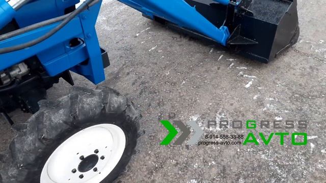 Мощный трактор ISEKI TS3910TC с куном и фрезой, реверс, гидроусилитель руля, 4WD, вом, автогоризон смотреть онлайн