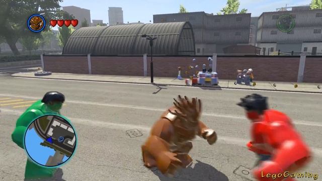 Hulk(Transformation) Vs Red Hulk Vs Groot - Lego Marvel Super Heroes Game смотреть онлайн