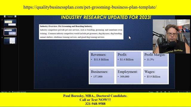 PET GROOMING Business Plan Template Update for 2023 Using AI by Paul Borosky, MBA. смотреть онлайн