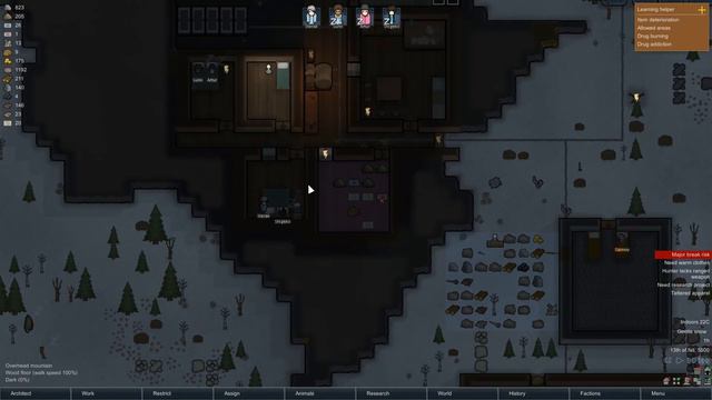 Rimworld #4 - Velká zima = těžká rýma! [CZ / Česky] смотреть онлайн