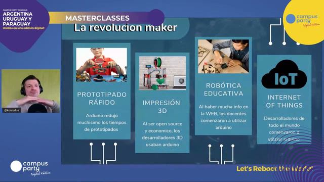Masterclass de Arduino desde cero y sin materiales - Konrad Peschka смотреть онлайн