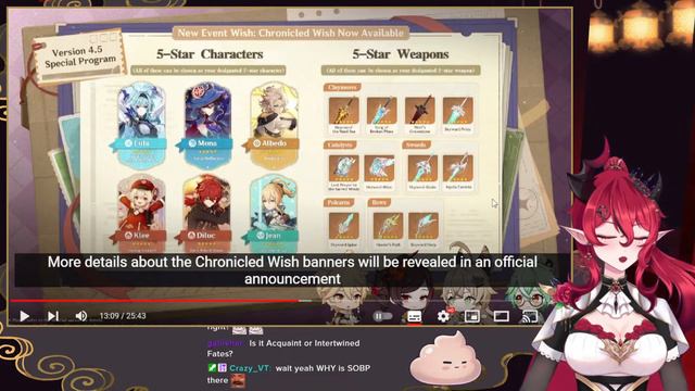 4.5 Livestream Watch Party, Abyss Reset, New Events 【Genshin Impact】 смотреть онлайн